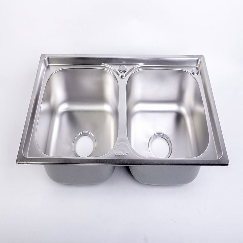 Chậu Rửa Bát Inox 2 Hố Chậu VeLa CH 03