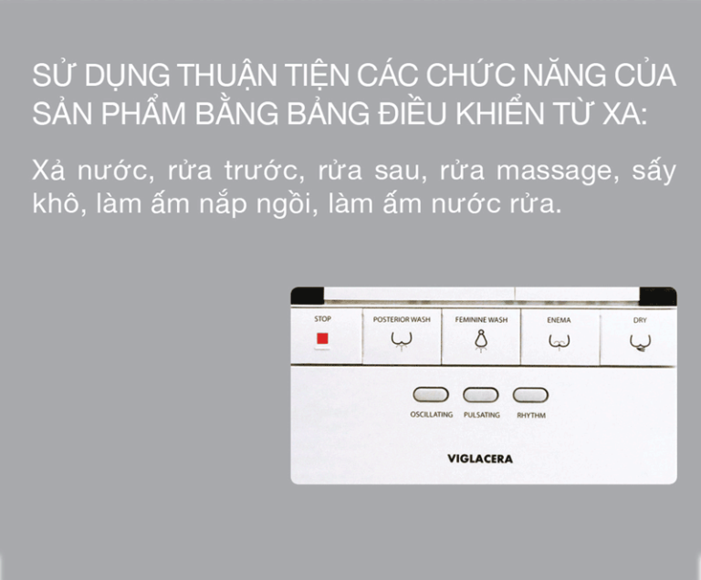 Bàn Cầu Thông Minh V-SMART V90 chính hãng Viglacera