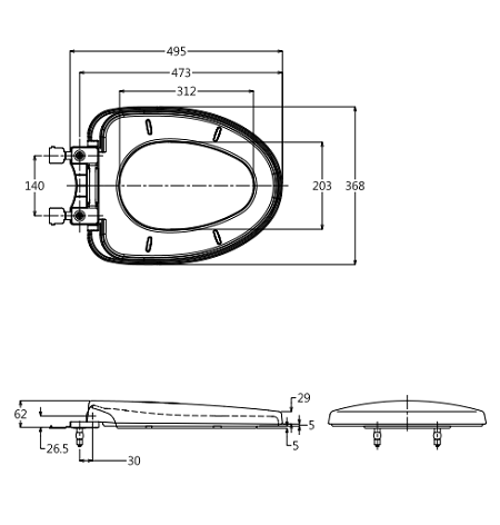 Nắp bồn cầu ToTo TC385VS giá rẻ