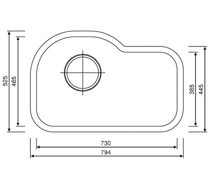 Chậu rửa bát Hàn Quốc Ecofa SP 320